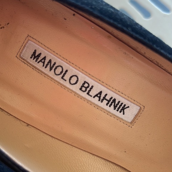 Manolo Blahnik Suede heels - Picture 7 of 8